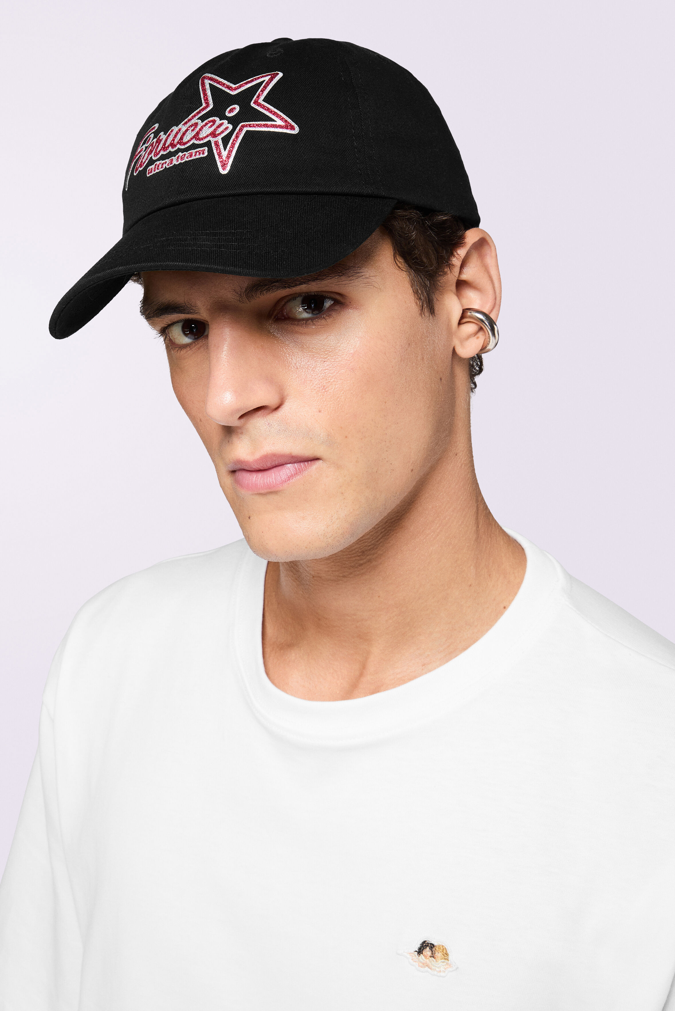 Ultra Team Glitter Star Logo Cap Black